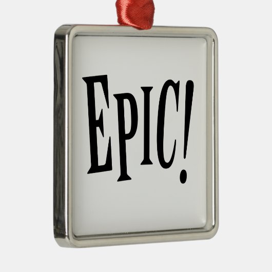 Epic Metalen Ornament (Rechts)