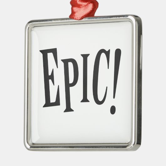 Epic Metalen Ornament (Links)