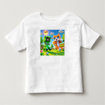 Epic Minecraft-geïnspireerde peuter T-shirt Cat ho