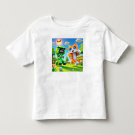 Epic Minecraft-geïnspireerde peuter T-shirt Cat ho