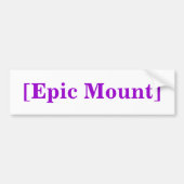 [EPIC-montage] Bumpersticker (Voorkant)