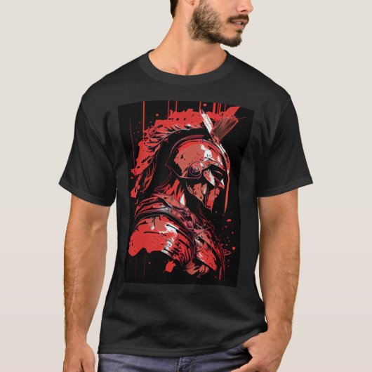 Epic Motivational Spartan Warrior Trojan Warrior G T-shirt (Voorkant)