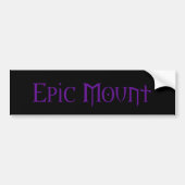 Epic Mount Bumpersticker (Voorkant)