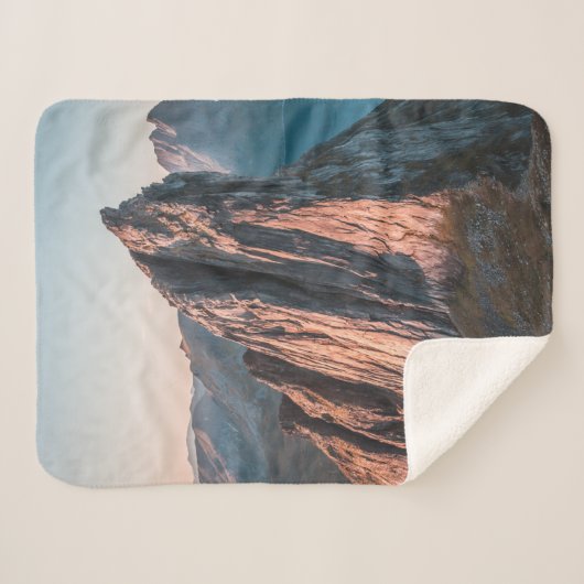 Epic Mountain Noorwegen Sherpa Deken (Voorkant (horizontaal))