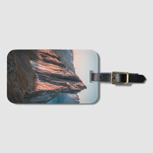 Epic Mountain Norway Landscape Foto Bagagelabel (Voorkant (horizontaal))