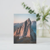 Epic Mountain Norway Landscape Foto Briefkaart (Staand voorkant)