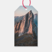 Epic Mountain Norway Landscape Foto Cadeaulabel (Voorkant)