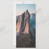 Epic Mountain Norway Landscape foto Kaart (Voorkant)