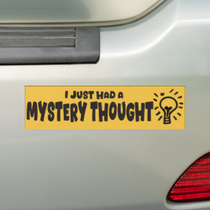 Epic Mystery dacht aan attractie langs de weg Bumpersticker