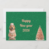 Epic New Year's Eve Bash Greeting Card2026 Kaart (Voorkant)