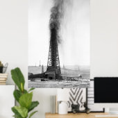 EPIC OIL WELL GUSHER c. 1920 Poster (Thuiskantoor)