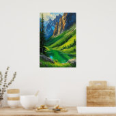 Epic Panorama, Green Valley's Dance Poster (Keuken)