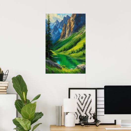 Epic Panorama, Green Valley's Dance Poster (Thuiskantoor)