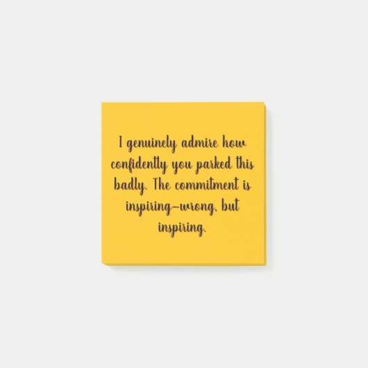 Epic Parking Fail Sticky Notes (Voorkant)