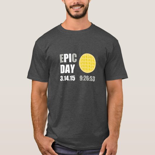 EPIC Pi Day - E"PI"C Day Apple Lattice Pie T-shirt (Voorkant)