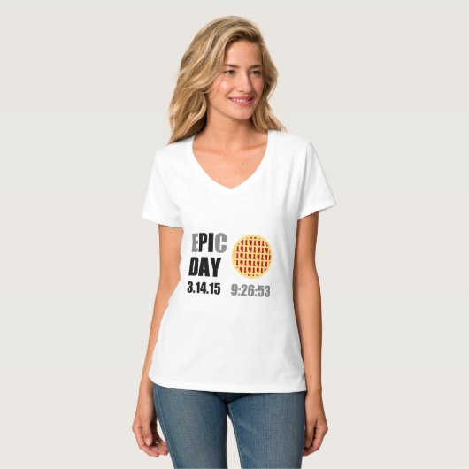 EPIC Pi Day - E"PI"C DAY T-shirt (Voorkant volledig)