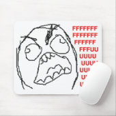 Epic Rage Guy Mousepad Muismat (Met muis)
