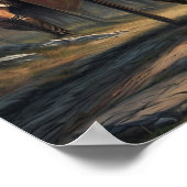 Epic Red Realistic Roman Legion Landschap Poster (Hoek)