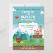 Epic Retro Game Party Kaart (Voorkant)