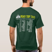 Epic Road Trip 2013 T-shirt (Achterkant)
