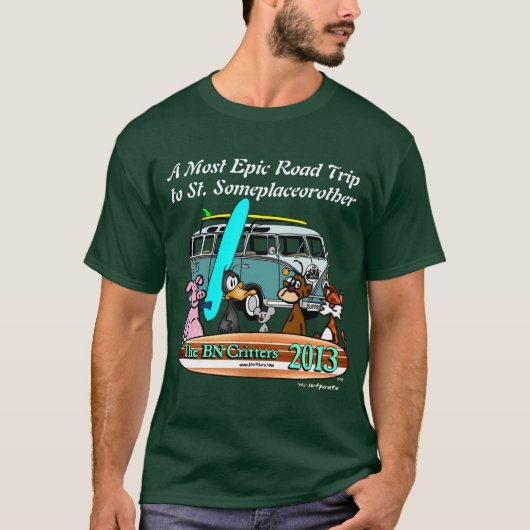 Epic Road Trip 2013 T-shirt (Voorkant)