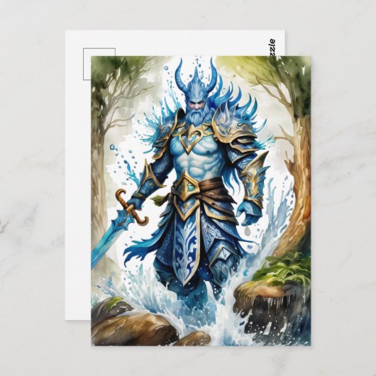 Epic RPG Knight Briefkaart (Voorkant / Achterkant)