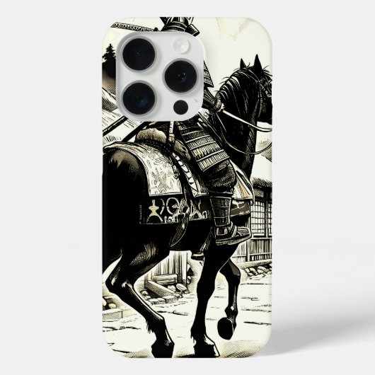 Epic Samurai Rider Manga Art Print Case-Mate iPhone Case (Achterkant)