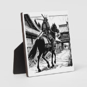 Epic Samurai Rider Manga Art Print Fotoplaat (Voorkant)
