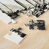 Epic Samurai Rider Manga Art Print Legpuzzel (Zijkant)