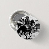 Epic Samurai Rider Manga Art Print Ronde Button 3,2 Cm (Voorkant /achterkant)