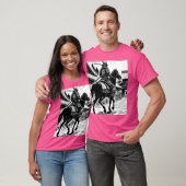 Epic Samurai Rider Manga Art Print T-shirt (Unisex)