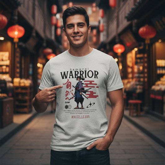 Epic Samurai Warrior Japanese Katana Culture Men's Tri-Blend Shirt