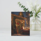 Epic Santa: een ultra-gedetailleerd meesterwerk Feestdagenkaart (Staand voorkant)