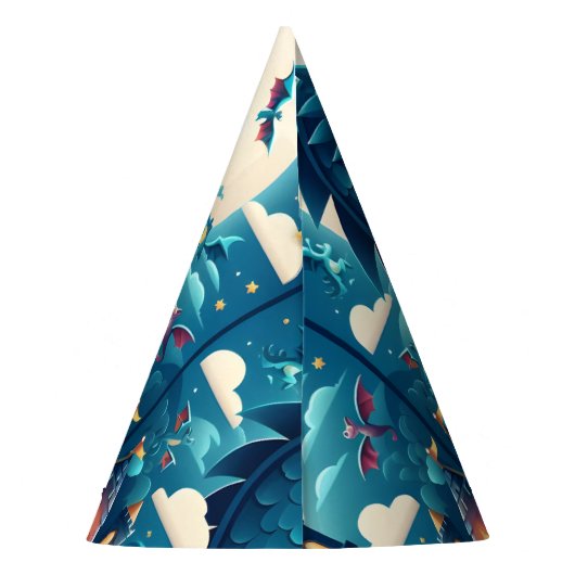 Epic Schattigee Kinder Hero Boys Meisjes Dragon 1e Feesthoedjes (Achterkant)