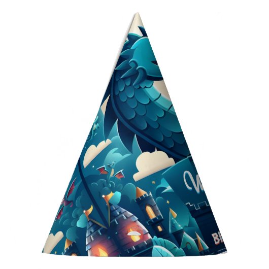 Epic Schattigee Kinder Hero Boys Meisjes Dragon 1e Feesthoedjes (Links)