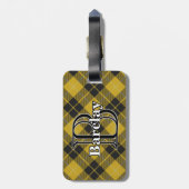 Epic Scotland Clan Barclay Tartan Bagagelabel (Achterkant verticaal)