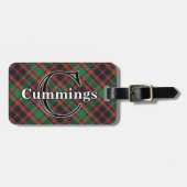 Epic Scotland Clan Cumming Hunting Tartan Bagagelabel (Voorkant horizontaal)