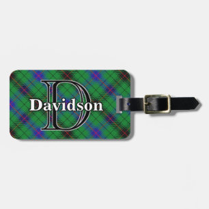 Epic Scotland Clan Davidson Tartan Bagagelabel
