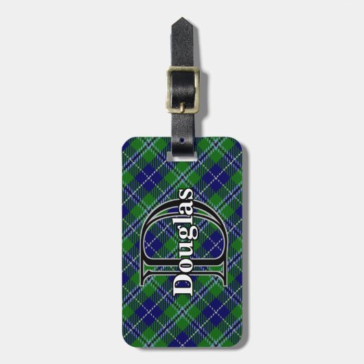 Epic Scotland Clan Douglas Tartan Bagagelabel (Voorkant verticaal)