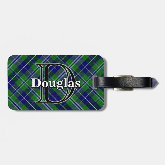 Epic Scotland Clan Douglas Tartan Bagagelabel (Achterkant horizontaal)