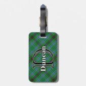 Epic Scotland Clan Duncan Tartan Bagagelabel (Achterkant verticaal)
