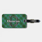 Epic Scotland Clan Duncan Tartan Bagagelabel (Achterkant horizontaal)