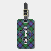 Epic Scotland Clan Galbraith Tartan Bagagelabel (Voorkant verticaal)