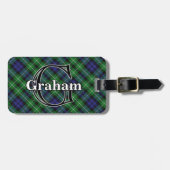 Epic Scotland Clan Graham Tartan Bagagelabel (Voorkant horizontaal)