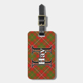 Epic Scotland Clan Hay Tartan Bagagelabel (Voorkant verticaal)