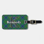 Epic Scotland Clan Kennedy Tartan Bagagelabel (Voorkant horizontaal)