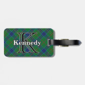 Epic Scotland Clan Kennedy Tartan Bagagelabel (Achterkant horizontaal)