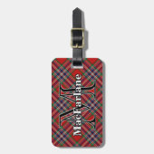 Epic Scotland Clan MacFarlane Tartan Bagagelabel (Voorkant verticaal)