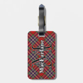 Epic Scotland Clan MacFarlane Tartan Bagagelabel (Achterkant verticaal)