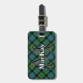Epic Scotland Clan MacKay Ancient Tartan Bagagelabel (Voorkant verticaal)